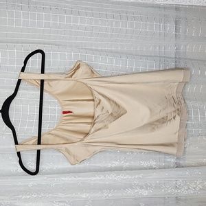 NWOT Spanx Open-Bust Wide Strap Tan Cami Top 1X